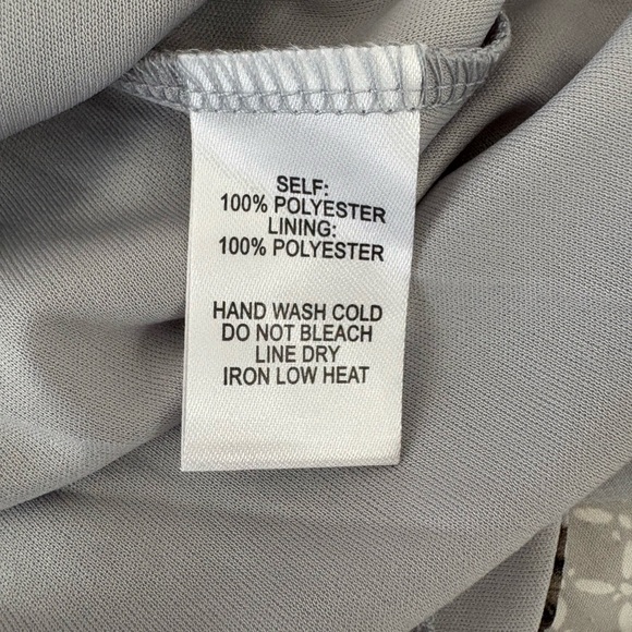 New Small Lulus Verona Light Blue Floral Off the Shoulder Lace Dress - Picture 11 of 17